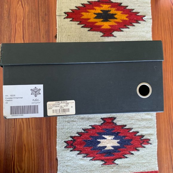 n.d.c. Made by hand Brown Leather Mens Lace up boot NWT - Picture 15 of 15